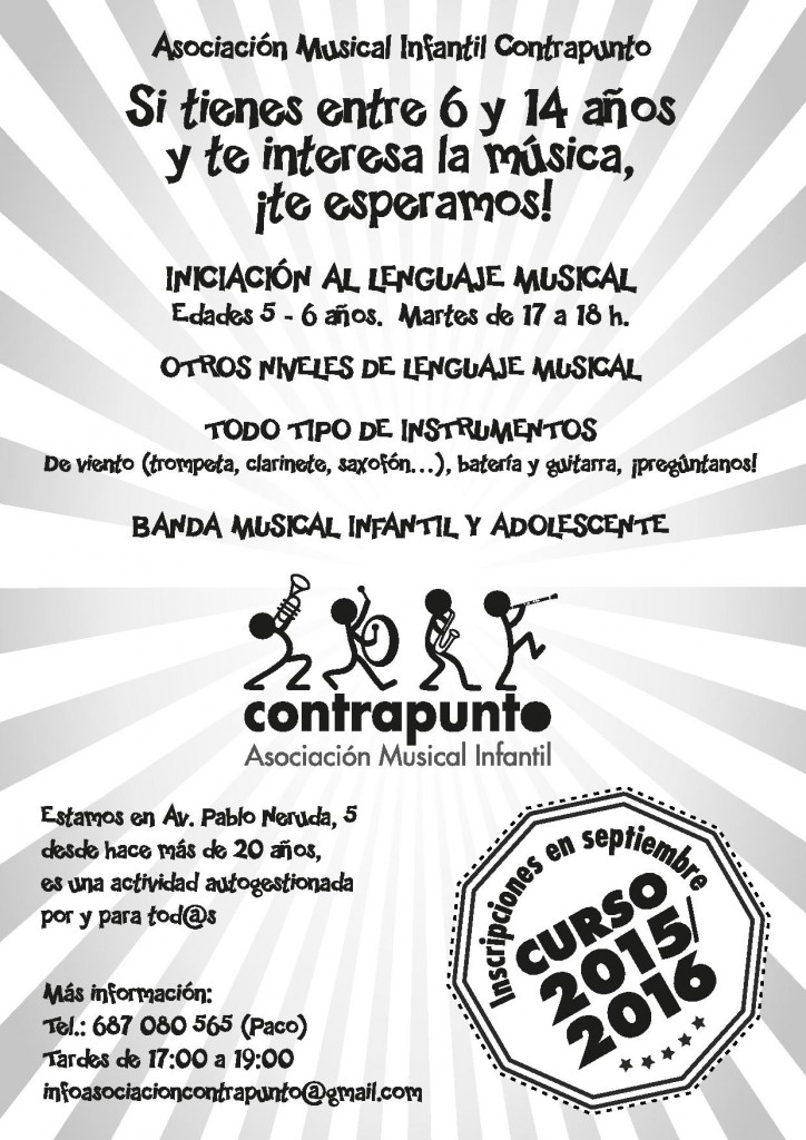 Cartel escuela autogestionada