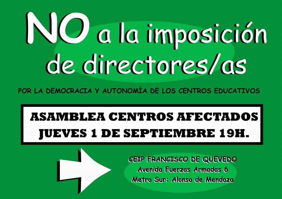 no imposición directores