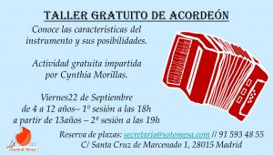 actividades musicales gratuitas