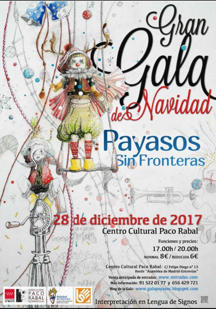 Payasos Sin Fronteras Gala Navidad Vallecas