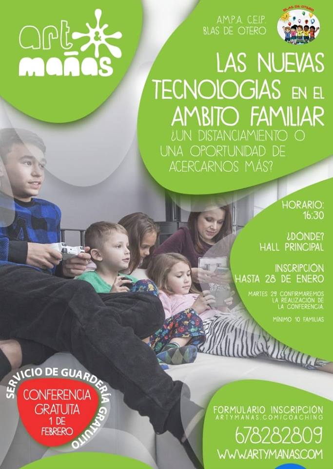 charla nuevas tecnologías CEIP Blas de Otero