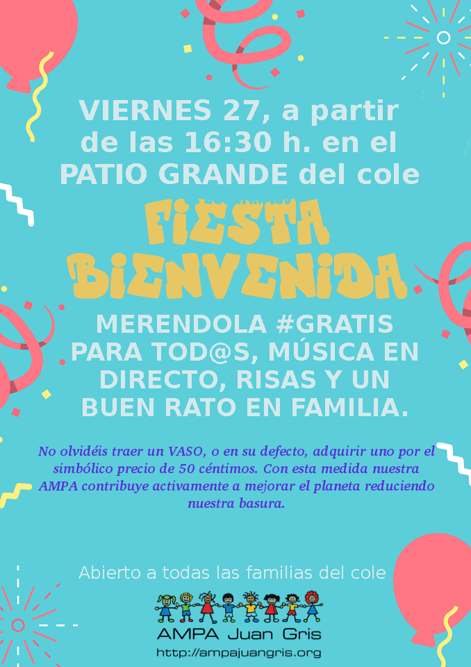 CartelFiestaBienvenida2019