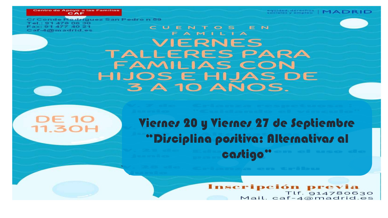 Talleres disciplina positiva CAF Vallecas