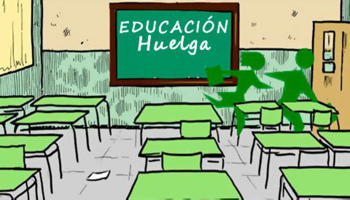 Huelga educación 24 y 25 de septiembre